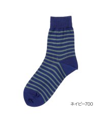 dotfukuske/ドットフクスケ .fukusuke 福助 公式 .fukuske トラッドシリーズ : 無地 ボーダー トラッド クルー丈 靴下 00W3J114/505792621