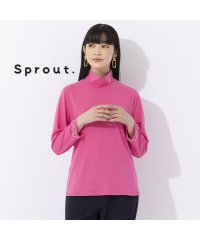 Liliane Burty/【Sprout.】アルガン加工ベア天　ハイネックカットソー/505793074