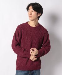 JEANS MATE/ジーンズメイト JEANS MATE 【BLUESTANDARD】ふわもち モール 畔編み クルーネック ニット セーター/505783161