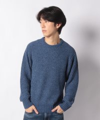 JEANS MATE/ジーンズメイト JEANS MATE 【BLUESTANDARD】ふわもち モール 畔編み クルーネック ニット セーター/505783161