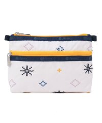 LeSportsac/COSMETIC CLUTCHフェアアイルアイボリーエンブロイダリー/505783197