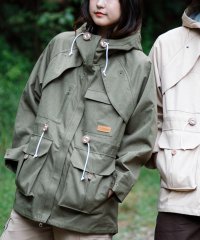 S'more/スモア S'more 【 S'more / pocket jacket 】三面構造フードで顔まわりまでしっかりカバーポケットジャケット/505793418
