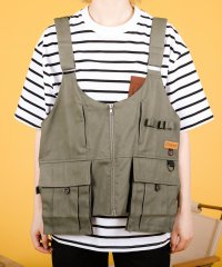 S'more/スモア S'more 【 S'more / S'more fireproofing 2WAY campvest 】 バッグにもなる2WAY難燃ベスト/505793419