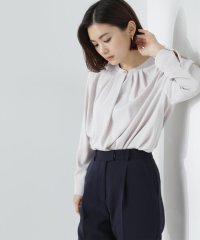 NATURAL BEAUTY BASIC/フロントタックブラウス　24SS/505793825