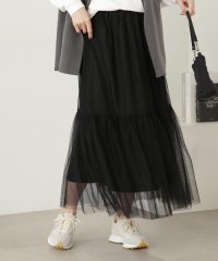 N Natural Beauty Basic/ダブルチュールティアードスカート/505793831
