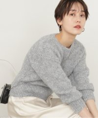 N Natural Beauty Basic/フェザークルーネックニット/505793843