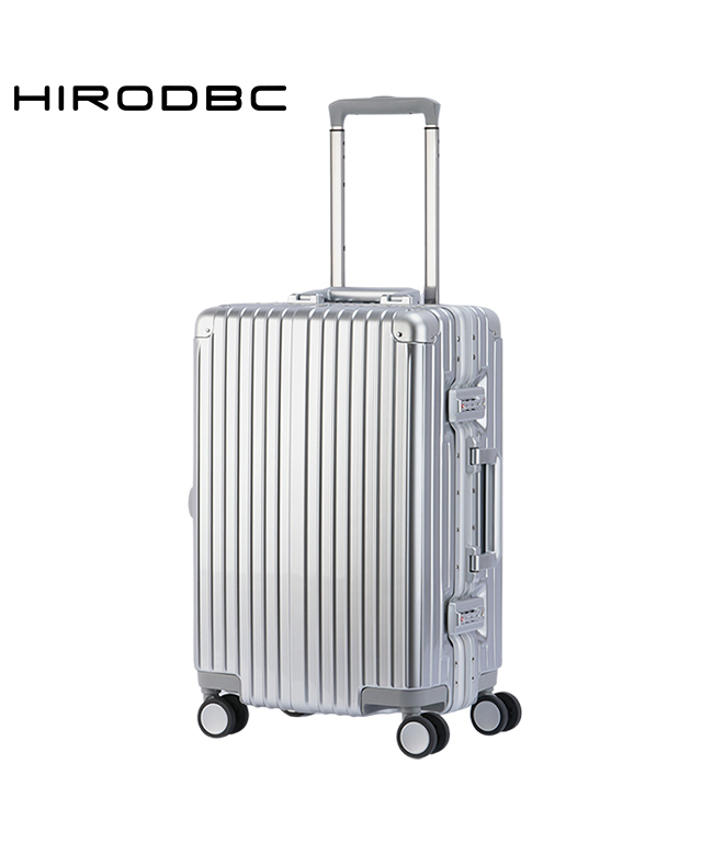 スーツケース 機内持ち込み Sサイズ SS 33L 軽量 丈夫 アルミフレーム シルバー DBCラゲージ HIRODBC  ADL－G18(505794163) | ヒロディービーシー(HIRODBC) - d fashion