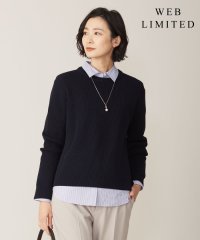 J.PRESS LADIES（LARGE SIZE）/【WEB限定カラーあり・洗える】CLEAR COTTON BLEND サイドスリット ニット/505795103