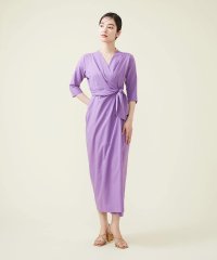 Sybilla/【SYBILLA DRESS】カシュクールラップジャンプスーツ/505795733