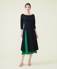 Sybilla/【SYBILLA DRESS】フロントスリット スカート付きジャージードレス/505795743
