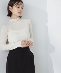 NATURAL BEAUTY BASIC/＜シアースキンカットソーシリーズ＞ハイネック/505795835