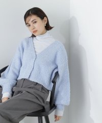 NATURAL BEAUTY BASIC/ラメブークレカーディガン　24SS/505795837