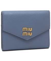 MIUMIU/ミュウミュウ 三つ折り財布 ヴィッテロダイノ ブルー レディース MIU MIU 5MH040 2DT7 F0637/505797521