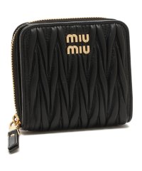 MIUMIU/ミュウミュウ 二つ折り財布 マテラッセ ミニ財布 ブラック レディース MIU MIU 5ML522 2FPP F0002/505797525