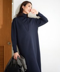 ICB（LARGE SIZE）/【WEB限定カラーあり】ウールブレンドスムース レイヤードデザインワンピース/505797864