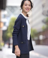 J.PRESS LADIES（LARGE SIZE）/【WEB限定カラーあり・洗える】TWEED ニット カーディガン/505750705