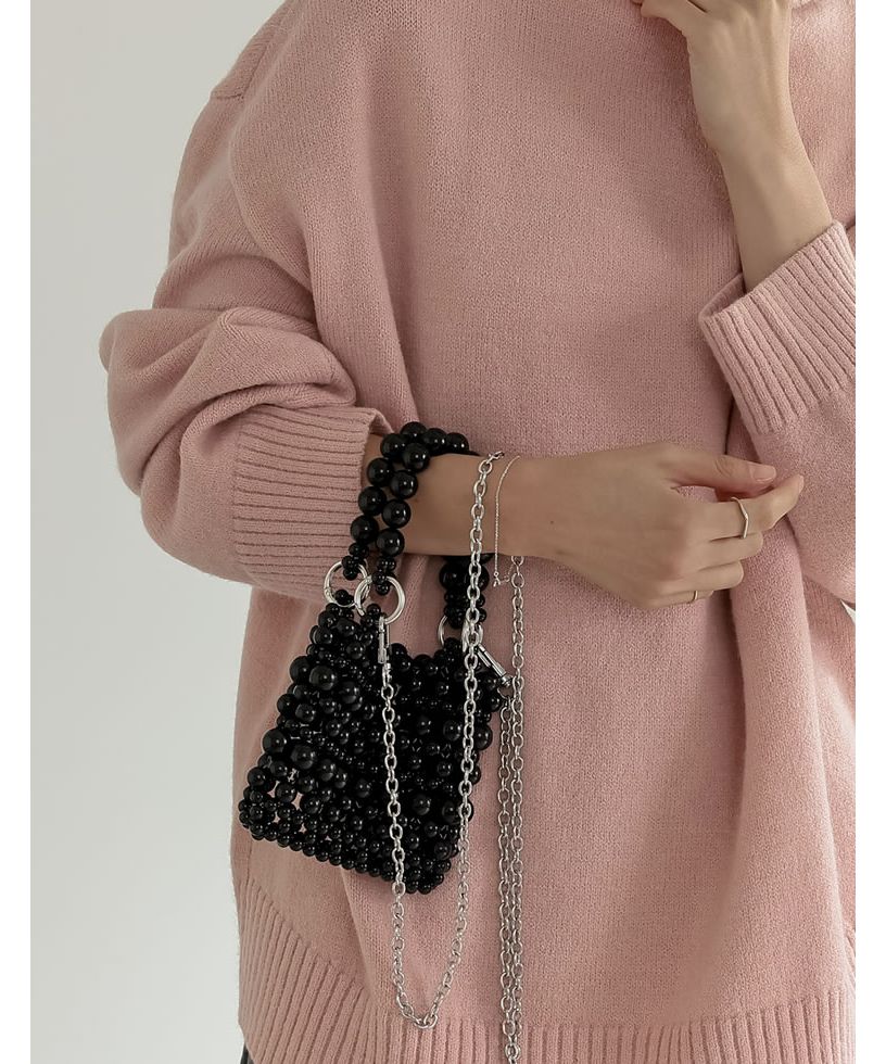可愛すぎ★【ALDO】Pearlily パール装飾 バケット バッグ Pearlilyx White Overflow Women's Top Handle Bags | ALDO US