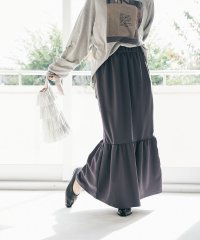 marjour/RIB TIERED SKIRT/505799208