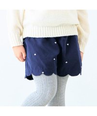 apres les cours/ハート刺繍スカラップショートパンツ  ショート丈/505434583