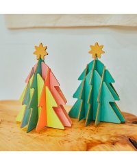  FO TOYBOX/(クリスマス)木製　組み立てカラフルツリー/505651783