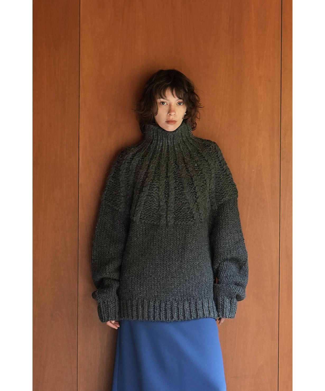 セール】CHUNKY CABLE HAND KNIT TOPS(505796411) | クラネ セール】CHUNKY CABLE HAND KNIT TOPS(505796411) | クラネ