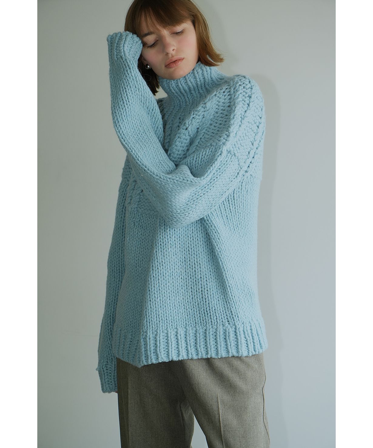セール】CHUNKY CABLE HAND KNIT TOPS(505796411) | クラネ セール】CHUNKY CABLE HAND KNIT TOPS(505796411) | クラネ