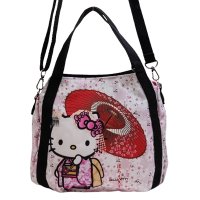 Sanrio characters/SANRIO サンリオ KITTY キティ 和柄 ハンド バッグ 斜めがけ ショルダー バッグ 2WAY/505800362