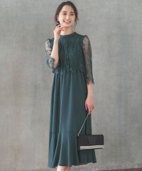 any SiS L/【洗える】レーシーケープ ドレス/505800583