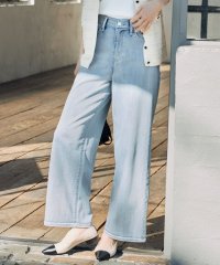 JIYU-KU(LARGE SIZE)/【19号サイズまで展開・カタログ掲載・洗える】ウスカルデニム ワイドパンツ/505802257