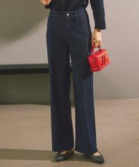 JIYU-KU(LARGE SIZE)/【19号サイズまで展開・カタログ掲載・洗える】ウスカルデニム ワイドパンツ/505802257