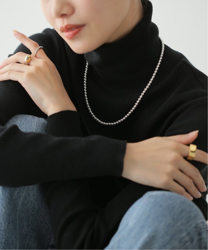 ≪追加≫INDIAN JEWELRY 5mm シャイニービーズネックレス20