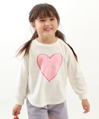 devirock/デビラボ ガールズ プリント長袖Tシャツ 子供服 キッズ 女の子 トップス 長袖Tシャツ ロンT 綿100% 吸汗/505801344