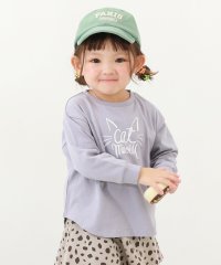 devirock/デビラボ ガールズ プリント長袖Tシャツ 子供服 キッズ 女の子 トップス 長袖Tシャツ ロンT 綿100% 吸汗/505801344