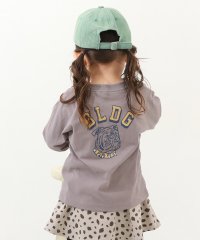 devirock/デビラボ プリント袖リブ 長袖Tシャツ 子供服 キッズ 男の子 女の子 トップス 長袖Tシャツ ロンT 綿100% 吸汗/505801349