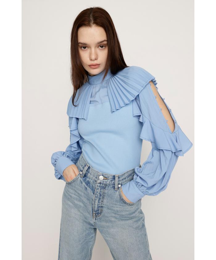 andmary Alison frill tops アンドマリー