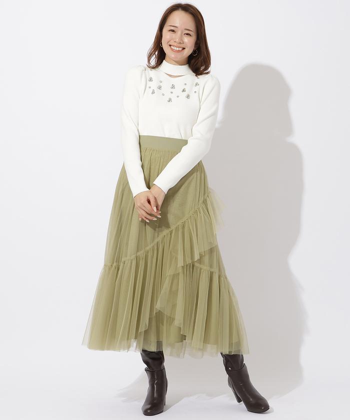 Aimeine グラデチュールイレヘムスカート 360度可愛い｜Aimeine｜PETAL ONLINE（ペタルオンライン）