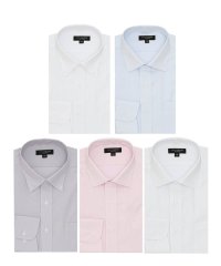 TAKA-Q/【WEB限定】形態安定 吸水速乾 スリムフィット 長袖 ワイシャツ 5枚 セット MIX ビジネスシャツ Yシャツ ノーアイロン/505809045