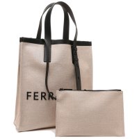 FERRAGAMO/フェラガモ トートバッグ ベージュ メンズ Salvatore Ferragamo 241297 NATUR/505809101