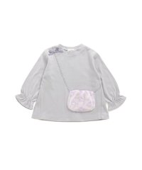 apres les cours/WEB限定 お花モチーフポシェットチュニックTシャツ/505428802