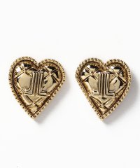 LANVIN en Bleu(JEWELRY)/ランバン オン ブルー LANVIN en Bleu キルティング ハートモチーフピアス/505801310