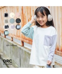 BRANSHES/【WEB限定/DRC/お肌に嬉しい綿100％】ポケット長袖Tシャツ/505796624