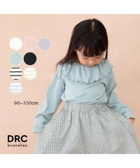 BRANSHES/【WEB限定/DRC/やわらか天竺】前後2WAYフリル襟長袖Tシャツ/505796631