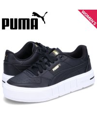 PUMA/ PUMA プーマ スニーカー ウィメンズ カリ コート レザー レディース 厚底 WOMENS PUMA CALI COAT LEATHER ブラック 黒 3/505808878