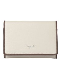 Ungrid/ アングリッド Ungrid カードケース 名刺入れ レディース スリム MICROFIBER PIPING CARD CASE ブラック アイボリー ライトグ/505808886