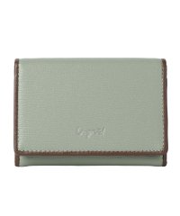 Ungrid/ アングリッド Ungrid カードケース 名刺入れ レディース スリム MICROFIBER PIPING CARD CASE ブラック アイボリー ライトグ/505808886