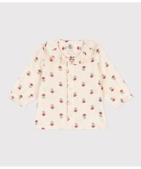 PETIT BATEAU/ダブルガーゼ長袖ブラウス/505810548