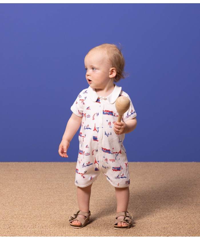 ショートロンパース（ロンパース）｜PETIT BATEAU（プチバトー