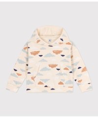 PETIT BATEAU/プリントスウェット長袖プルオーバー/505810745