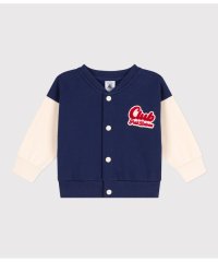 PETIT BATEAU/スウェットバイカラーブルゾン/505810858