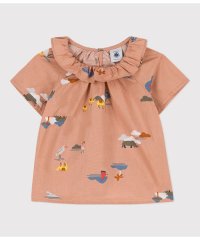 PETIT BATEAU/ポプリン半袖ブラウス/505810972